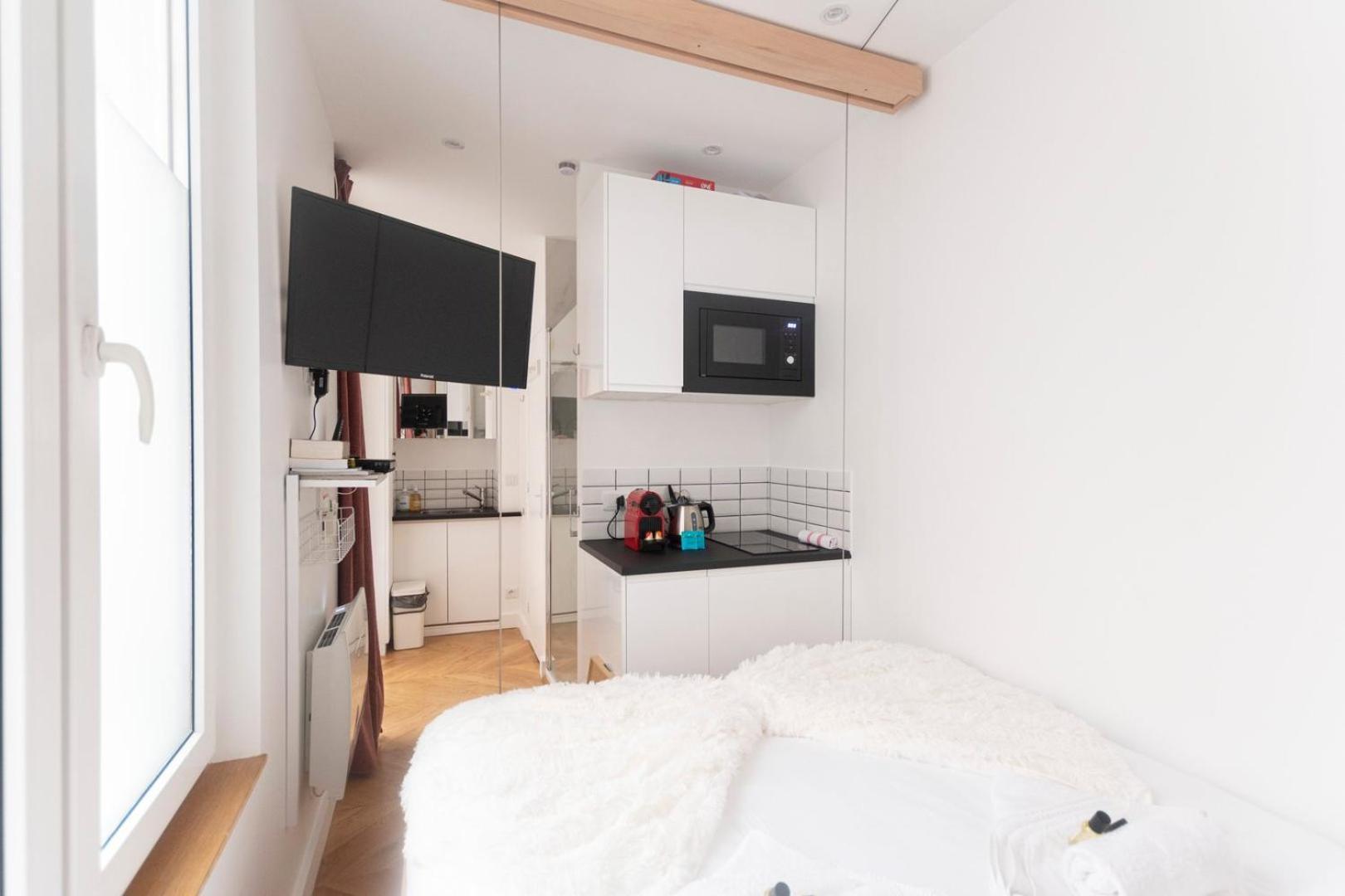 Super Central Mini Studio - 2 Pax, Murphy Bed Parijs Buitenkant foto
