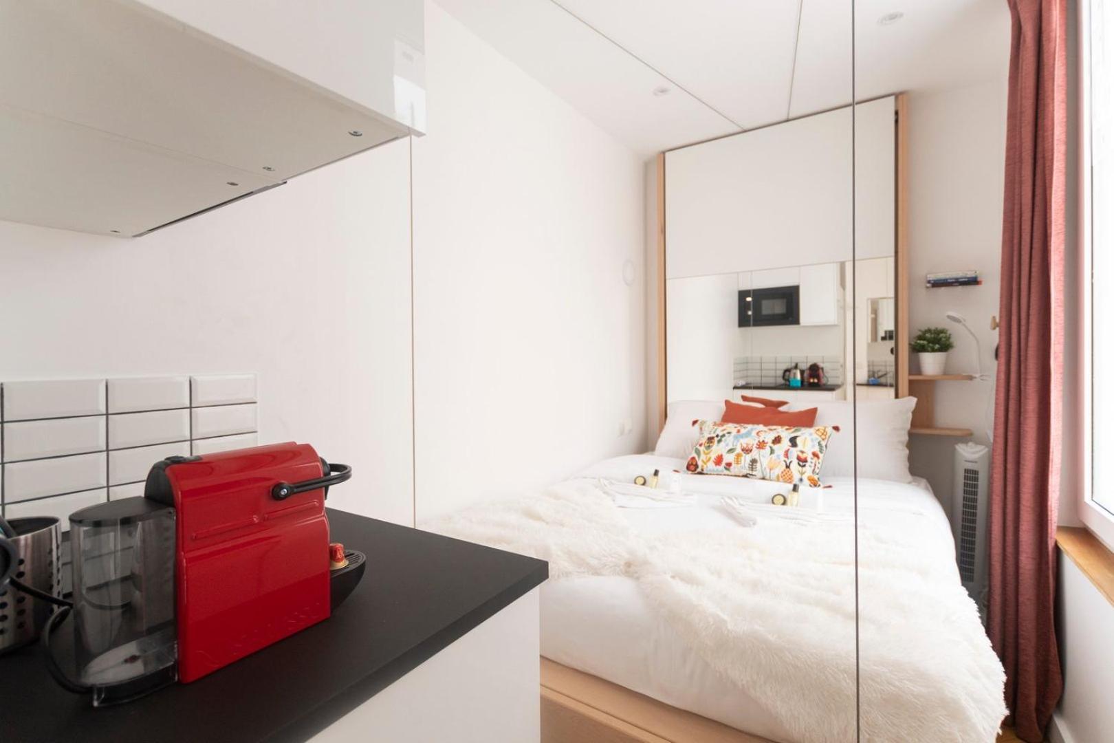Super Central Mini Studio - 2 Pax, Murphy Bed Parijs Buitenkant foto